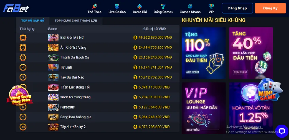 Liên hệ hỗ trợ khách hàng 5699 Casino